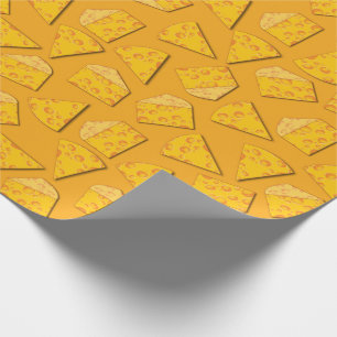 Papier Cadeau Cute Fromage Wedge Enfants 1ère fête d'anniversa