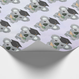 Papier Cadeau Cute Koala dans une casquette noire