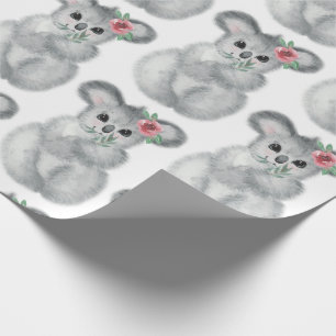 Papier Cadeau Cute Koala Ours Aquarelle simple Moderne