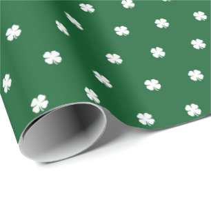 Papier Cadeau Cute Moderne Simple Vert foncé Clair Clair Clair