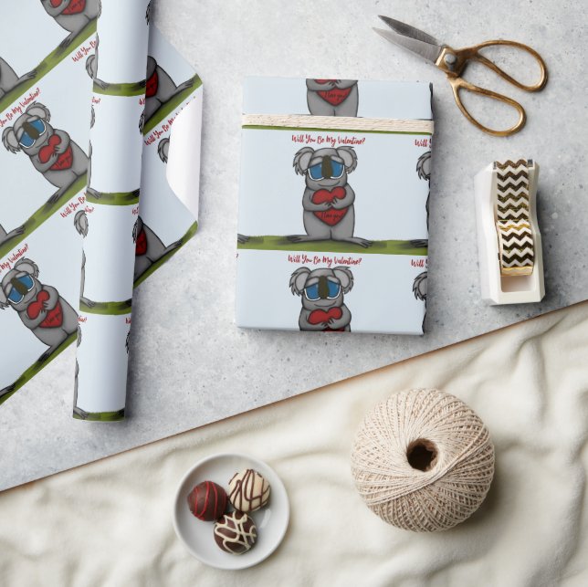 Papier Cadeau Cute Ours Koala (Artisanat)