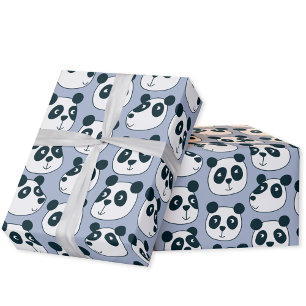 Papier Cadeau Cute ours Panda