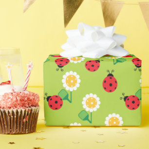 Papier Cadeau Cute pickleball 🌼 marguerites enveloppant du pa