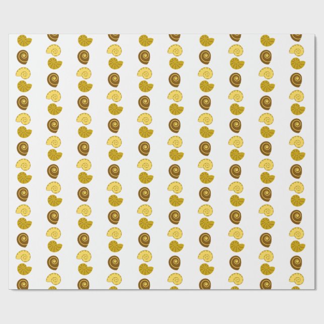 Papier Cadeau Cute shell arrangement on  (Plat)