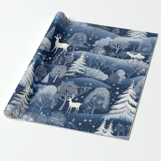 Papier Cadeau Cute Winter Wonderland