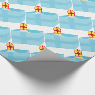 Papier Cadeau Cutieful Kids Art Cute drôle St Nick Sinterklaas