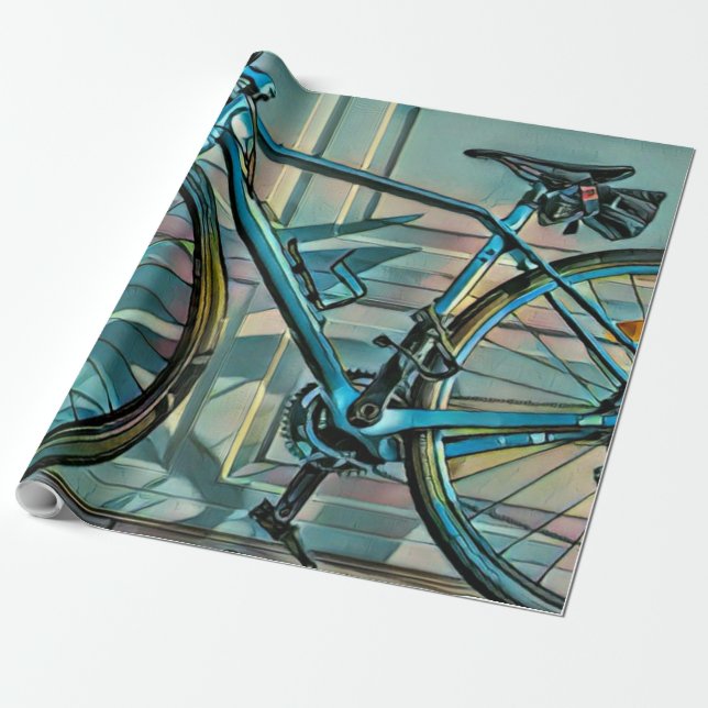 Papier Cadeau Cycling gifts for dad (Déroulé)