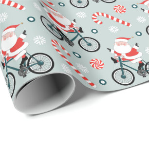 Papier Cadeau Cycliste Vacances Vacances Cadeau