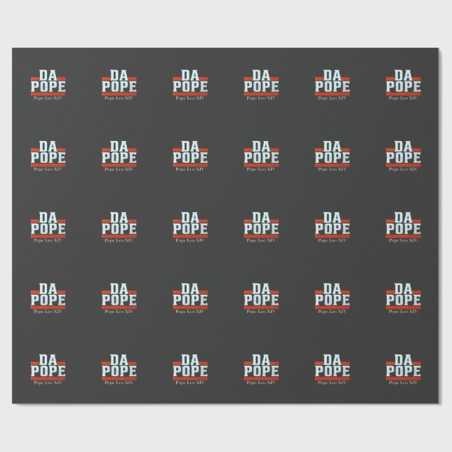 Papier Cadeau Da Pape De L'Amérique Chicago Pape Leo XIV Provost (Plat)