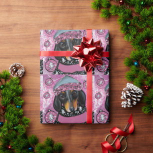PAPIER CADEAU DACHSHUND 