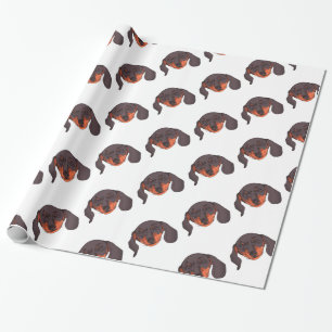 Papier Cadeau Dachshund chien Portrait