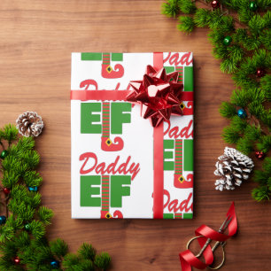 Papier Cadeau Daddy Elf