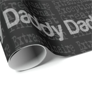 Papier Cadeau Daddy Extraordinaire
