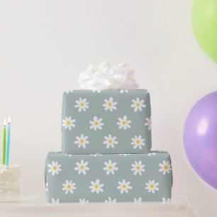 Papier Cadeau Daisy Boho Floral
