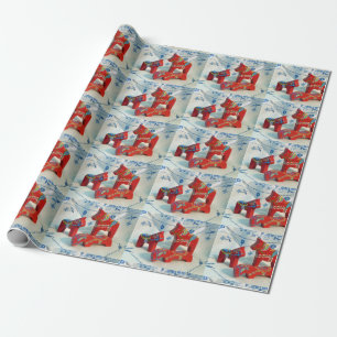 Papier Cadeau Dala Horse Collector Wrapper