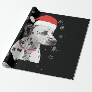 Papier Cadeau Dalmatien Satan Noël Enfants Garçons Filles Cade