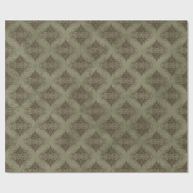 Papier Cadeau Damassé vintage (Plat)