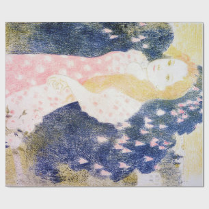 Papier Cadeau Dame en Robe rose, Maurice Denis
