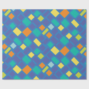 Papier Cadeau Damier enfant Ton frais