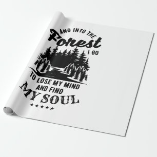 Papier Cadeau Dans la forêt je vais