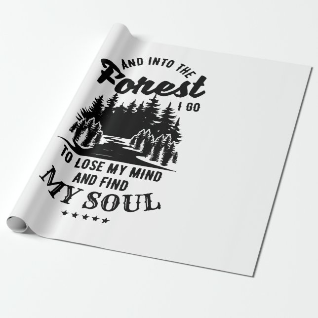 Papier Cadeau Dans la forêt je vais (Déroulé)