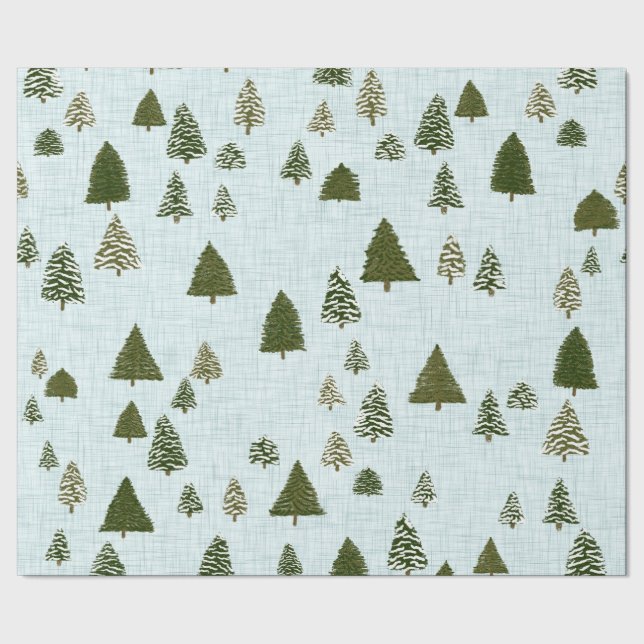 Papier Cadeau Dans les pins (Couture)