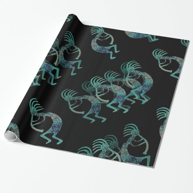 Papier Cadeau Danse de Kokopelli (Déroulé)