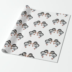 Papier Cadeau Danse de macareux