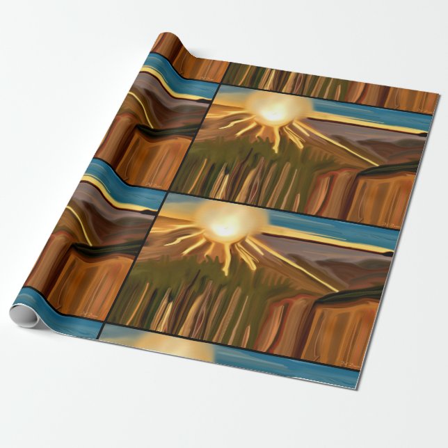 Papier Cadeau Danse des cactus (Déroulé)