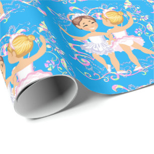 Papier Cadeau Danseurs de ballet de petite fille