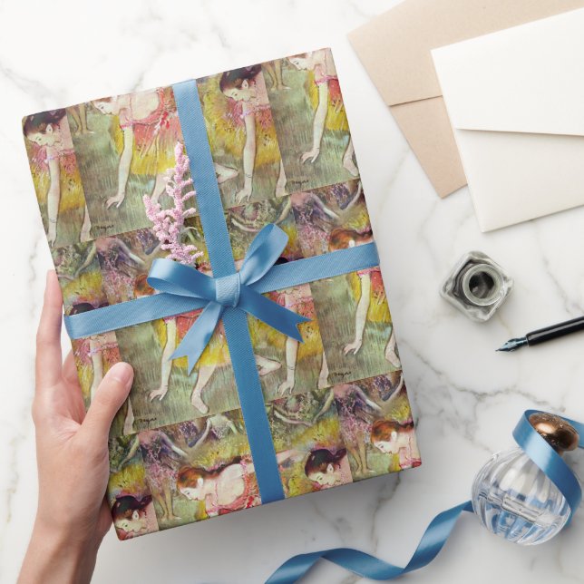 Papier Cadeau Danseurs se penchent par Edgar Degas, Ballet Art (Cadeaux)