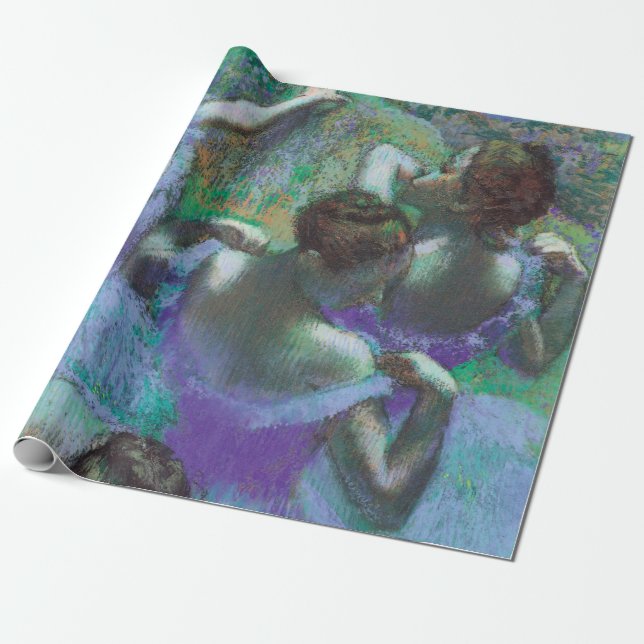 Papier Cadeau Danseuses bleues par Edgar Degas, Impressionnisme  (Déroulé)