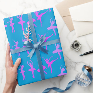 Papier Cadeau Danseuses de ballet Ballerine à motifs