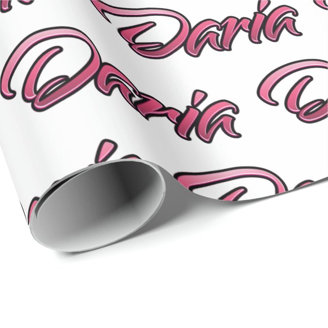 Papier Cadeau Daria faded pink (Coin rond)