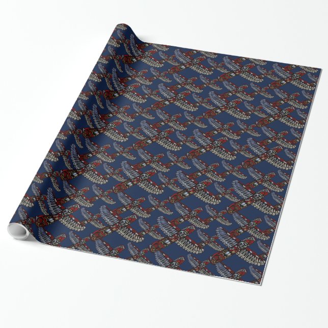 Papier cadeau d'art natif (Déroulé)