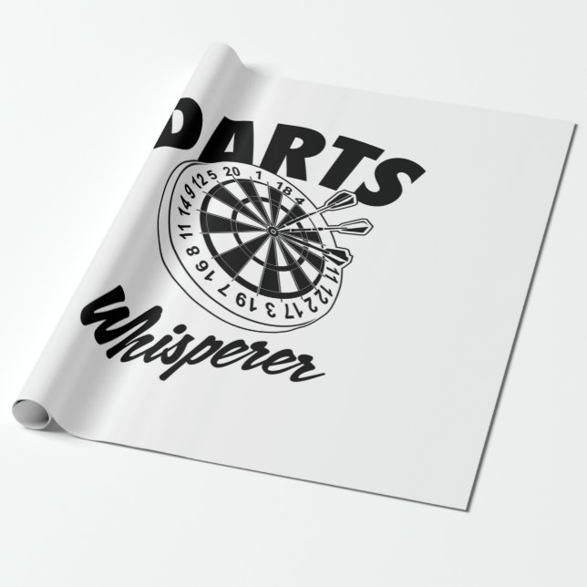 Papier Cadeau Darts Whisper (Déroulé)