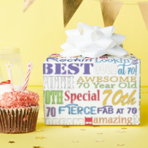 Papier Cadeau De fête d'anniversaire cadeaux uniques et