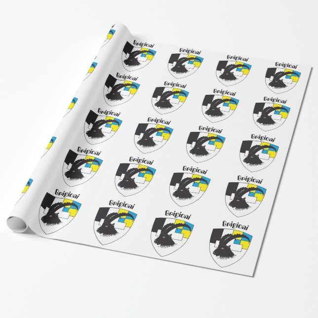 Papier cadeau de Grigioni Svizzera (Déroulé)