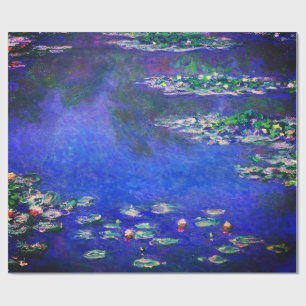Papier Cadeau De jolies nénuphars vintage par Claude Monet