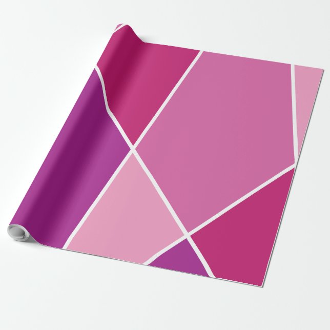 Papier cadeau de la collection de couleurs de Pink (Déroulé)