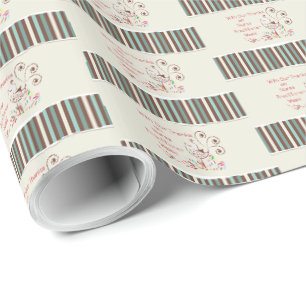Papier Cadeau De la part du groupe, joyeuse semaine des infirmiè