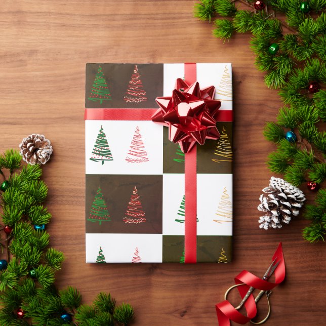 papier cadeau de Noël (Cadeau de vacances)