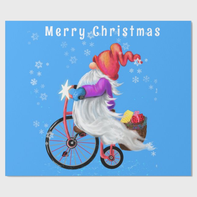 Papier cadeau de Noël avec cadeaux pour vous (Plat)
