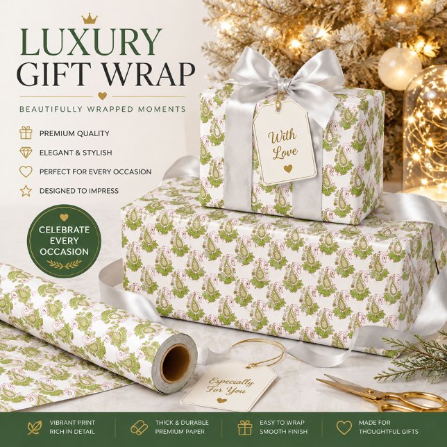 Papier cadeau de Noël élégant (Créateur téléchargé)