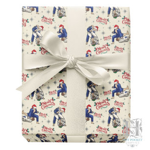 Papier Cadeau de Noël Jiu Jitsu