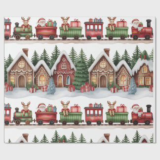 Papier cadeau de Noël pour enfants – Toyland et Tr