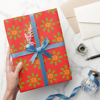 Papier cadeau de Noël soleil Coqui Boricua