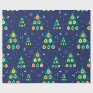 Papier cadeau de Noël Tableau Périodique