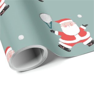 Papier cadeau de Noël Tennis