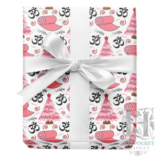Papier Cadeau de Noël Yoga
